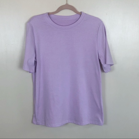 2 Piece Lavender Biker Shorts Set Soft Cotton - Picture 3 of 11